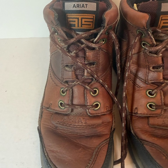 Ariat Terrain Brown Leather Boots - Picture 2 of 7